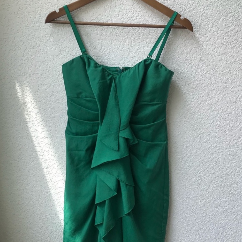 BCBG MAXAZRIA Gina Convertable Ruffle Dress